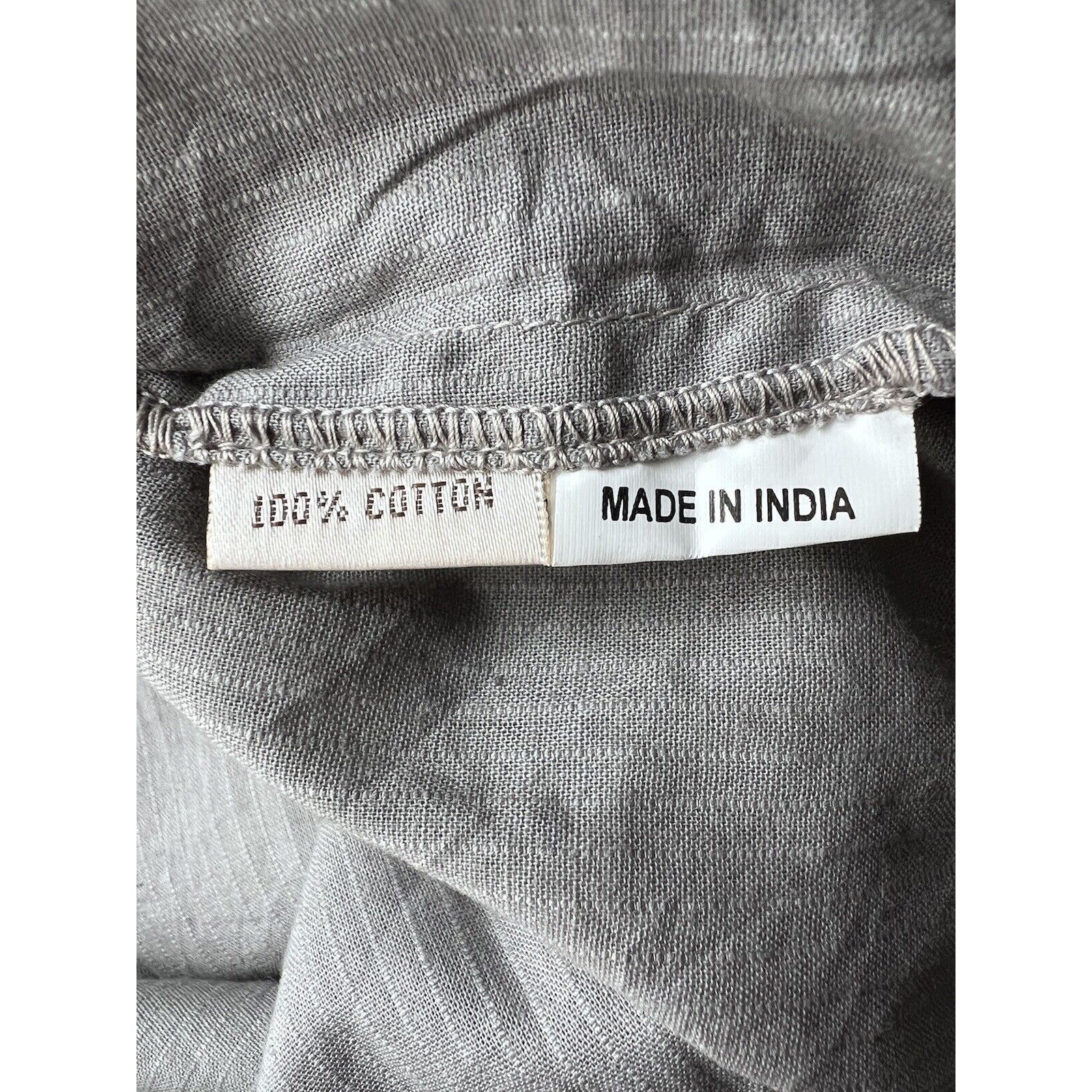 Matta Dress Halter Strapless Gray Cotton Smocked Midi Pull On Nwt — image 5 of 5